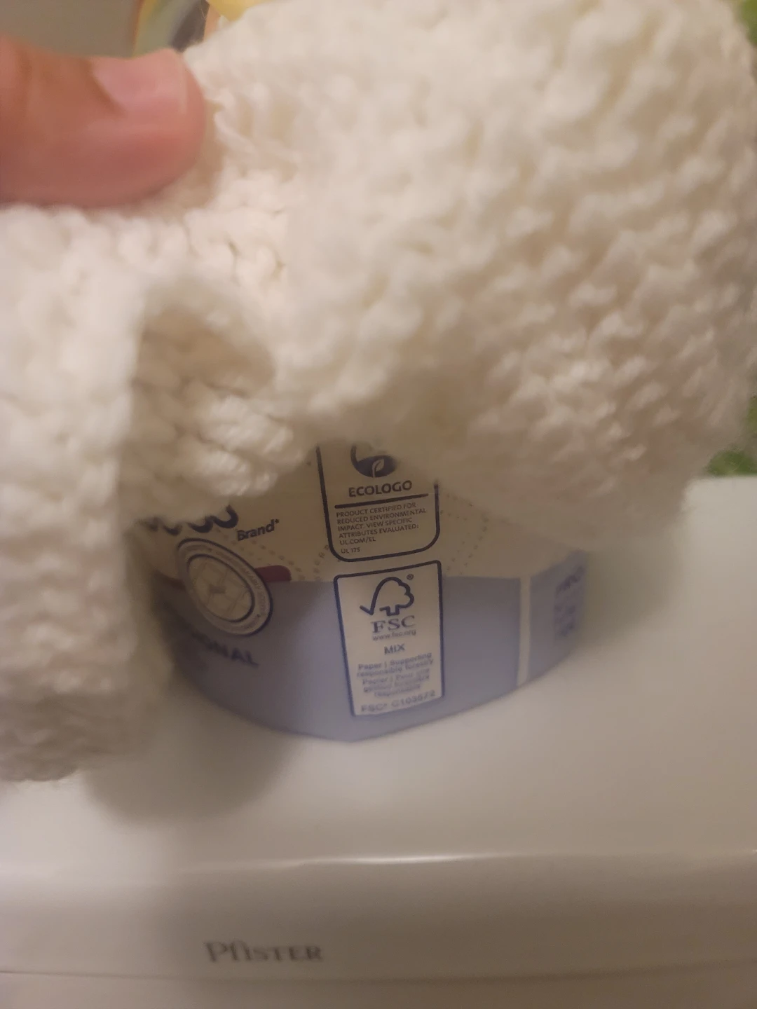 Crocheted Doll Toilet Paper Cover - photo 3