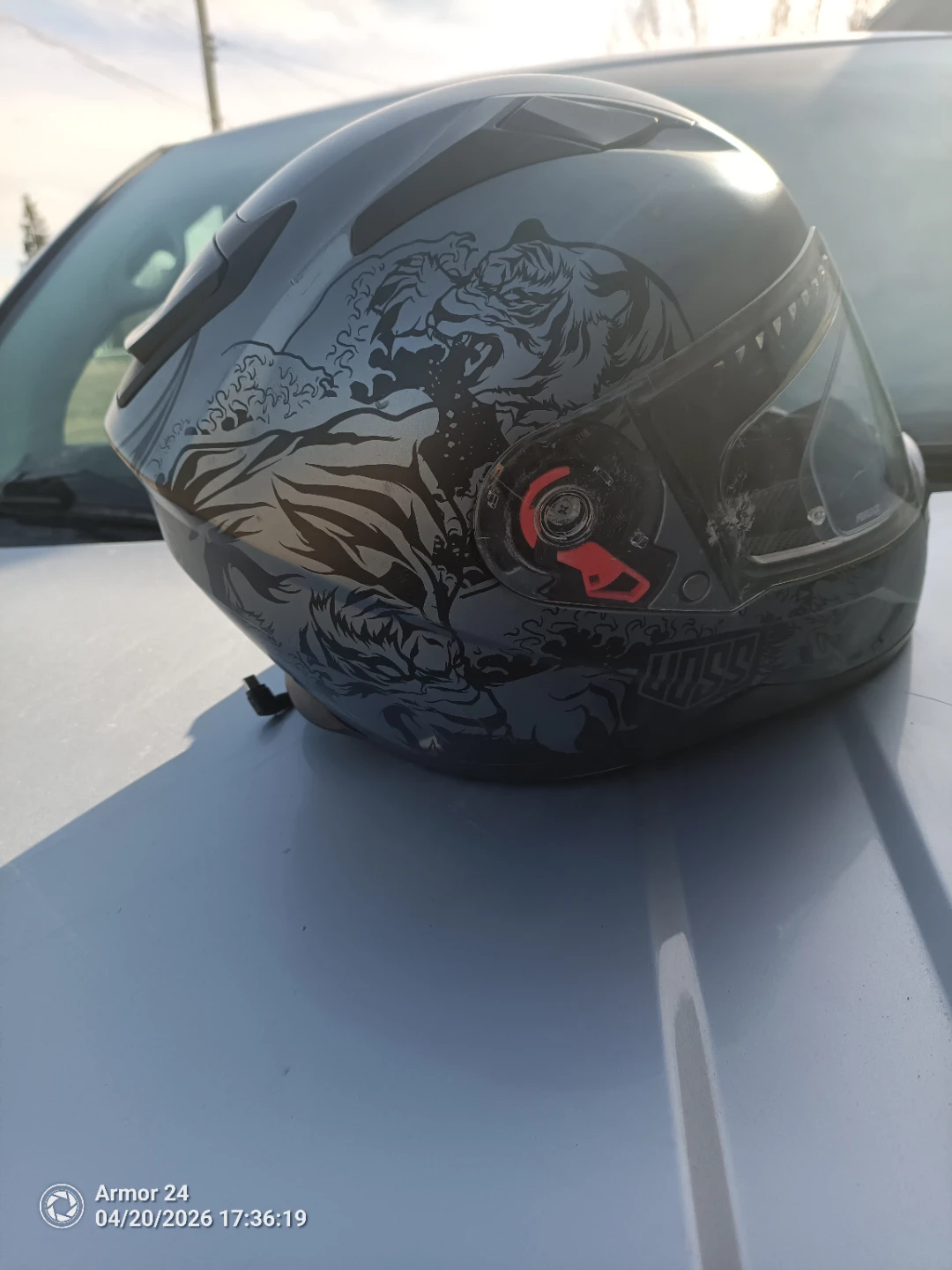 Voss989-moto wbluetooth HJC Full Face Motorcycle Helmet - photo 3