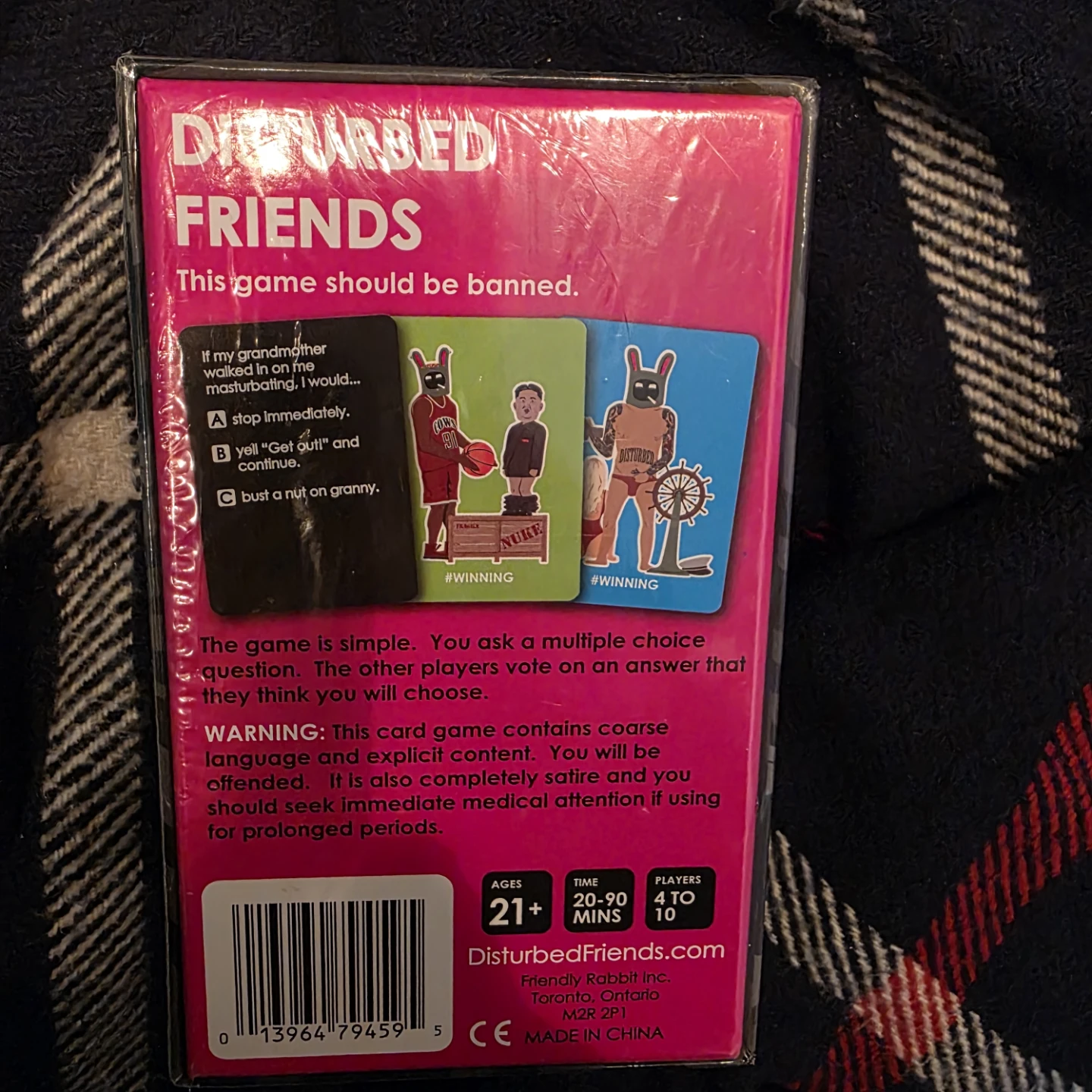 Disturbed Friends Party Game - photo 3