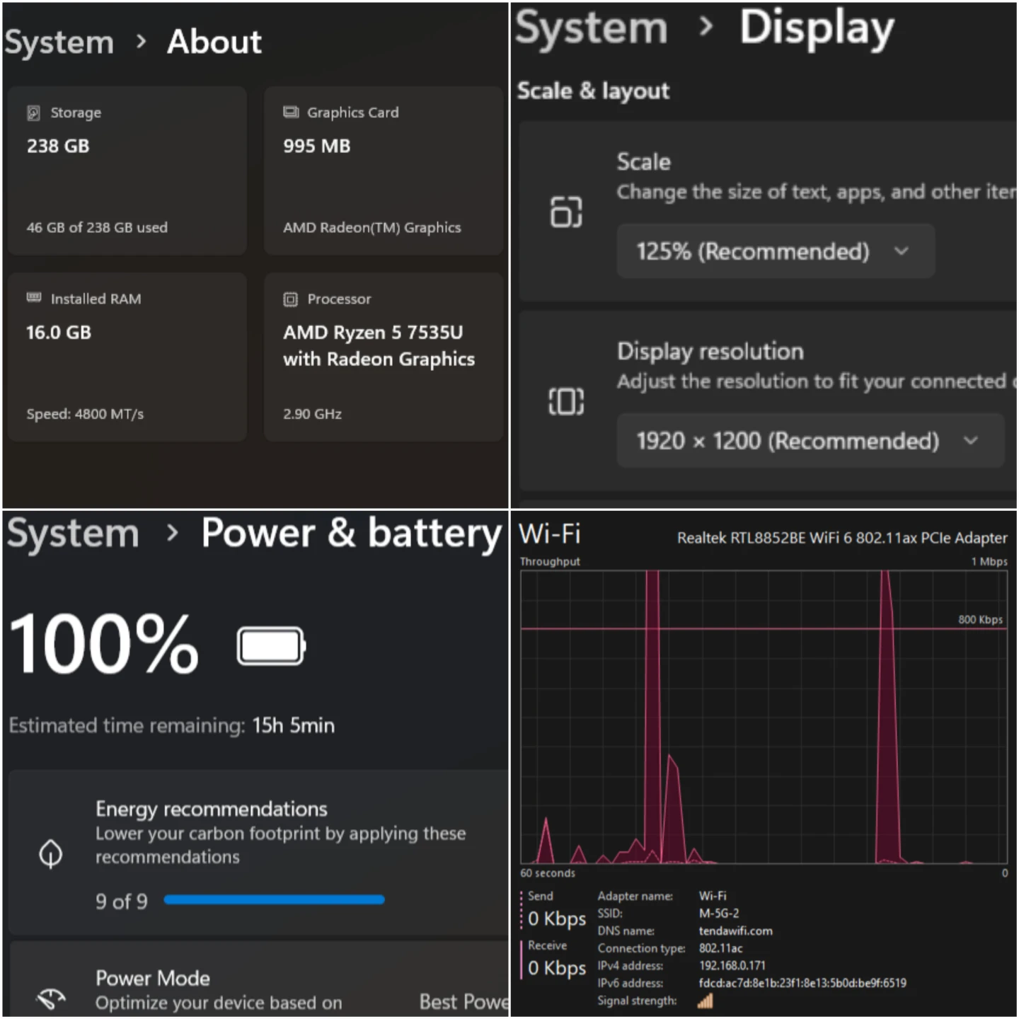 UNDER WARRANTY 2025 Lenovo TP E16, 16GB DDR5, 256GB SSD, WIN11PR - photo 4