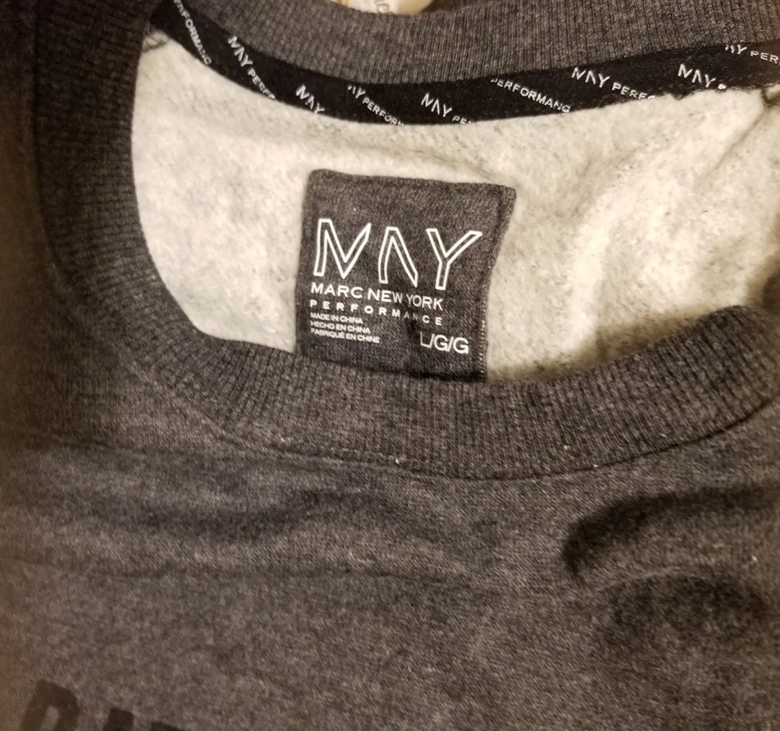 NWT Marc New York Women's "New York" Sequin Sweatshirt