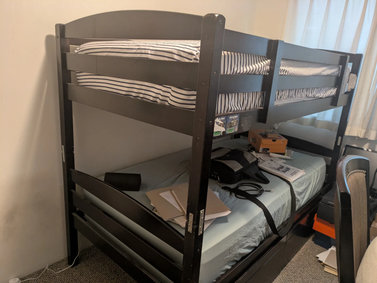 Dark Brown Leon's Bunk Bed