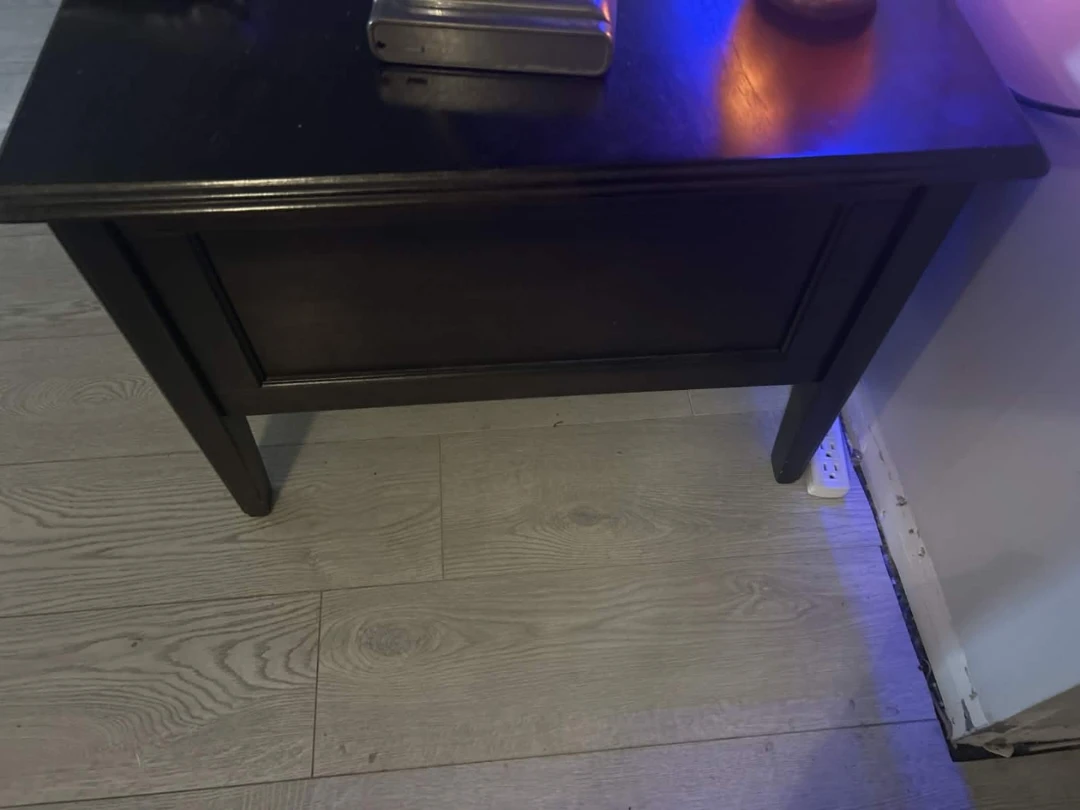 Black Coffee Table with Drawers - photo 2
