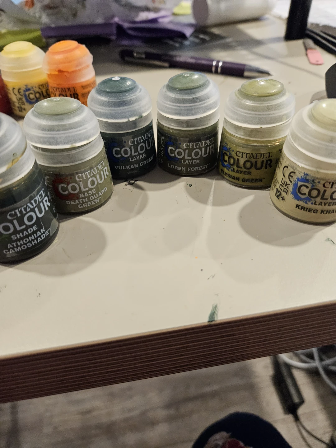 Citadel paint lot (15 paints mainly based or layer) - photo 3