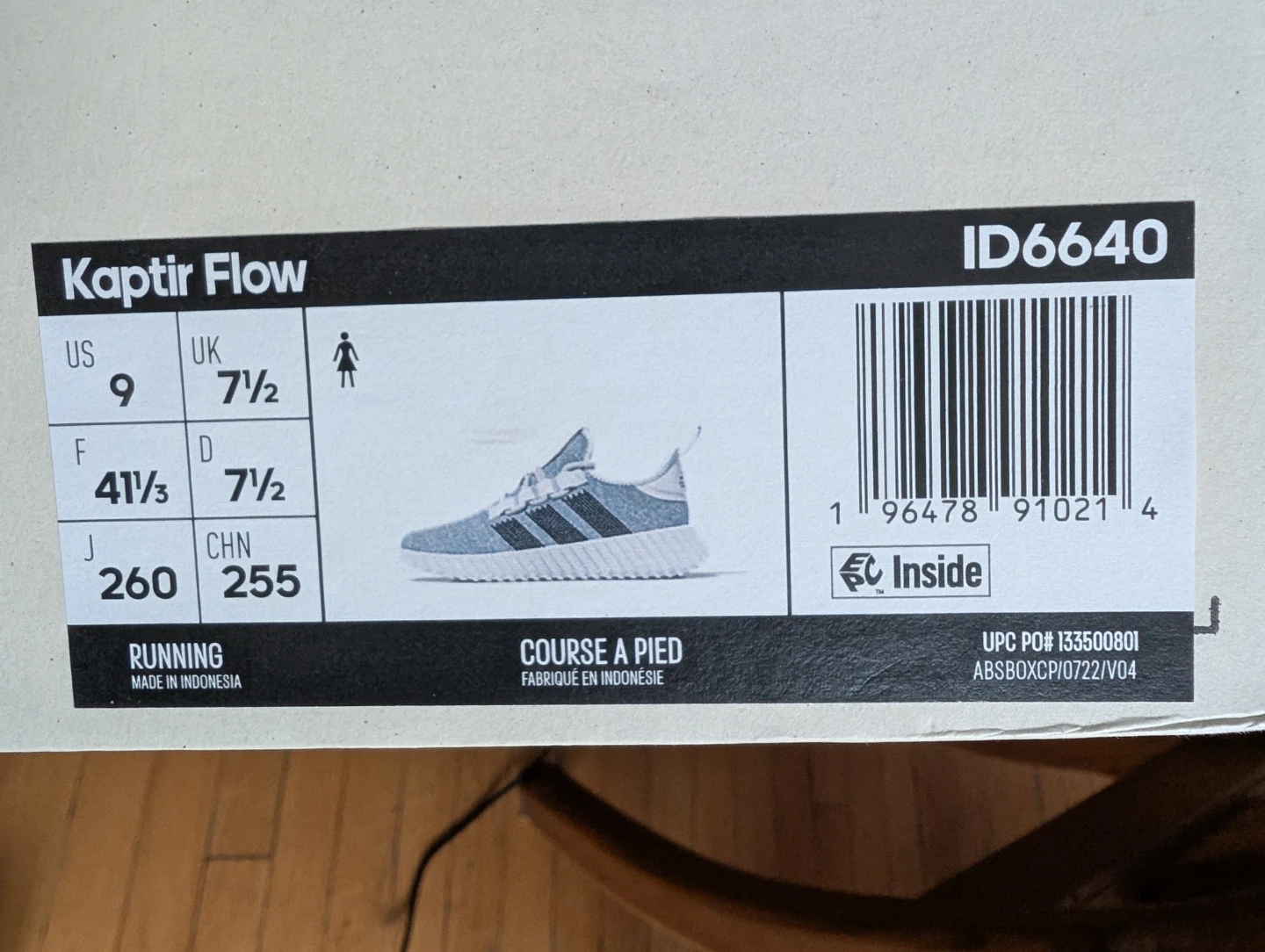 Adidas Kaptir Flow Running Shoes - US Size 9 - photo 3