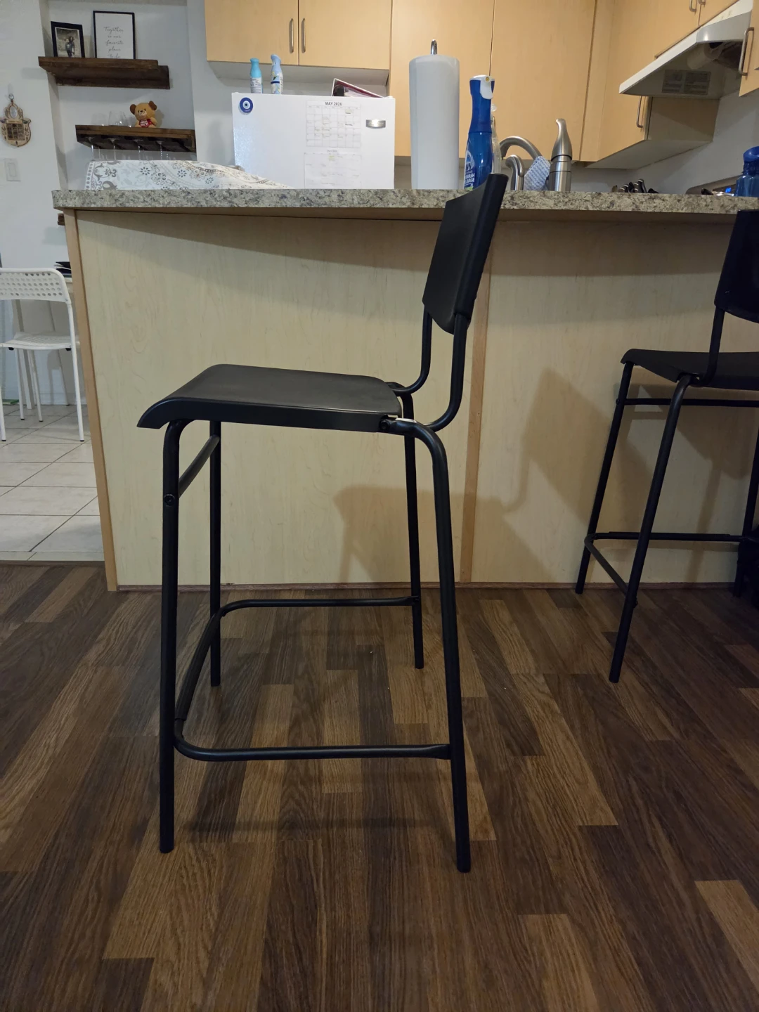 2 Black Bar Stool - photo 2