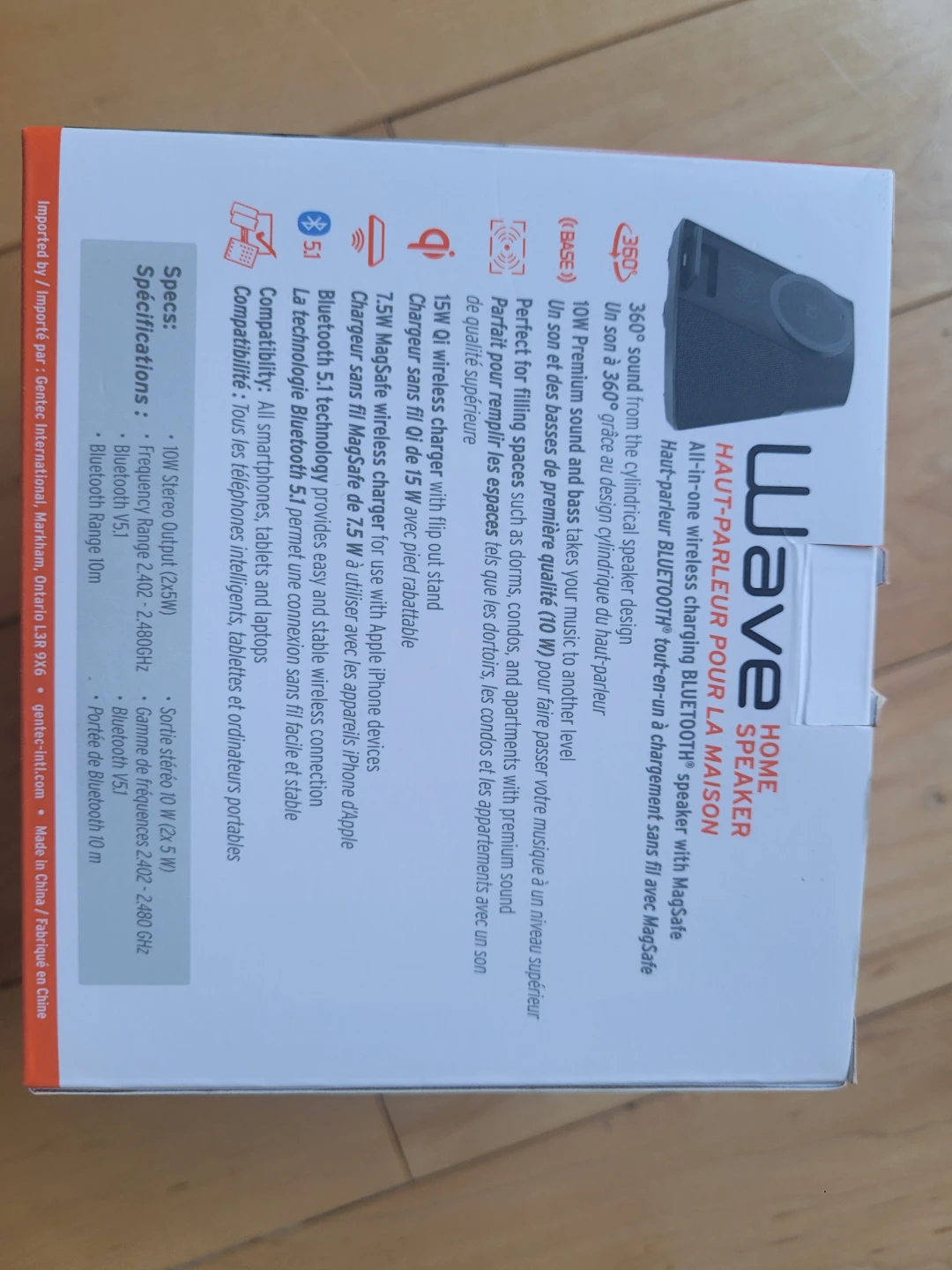 iQ Wave Home Speaker with MagSafe 15W Wireless Charger - photo 3