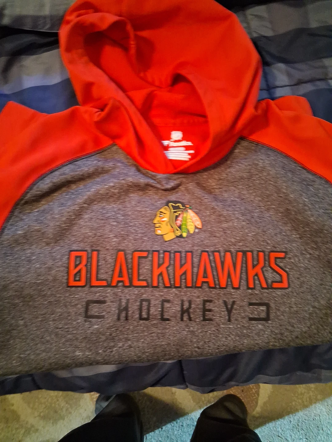 Chicago Blackhawks Hockey Hoodie Fanatics XL