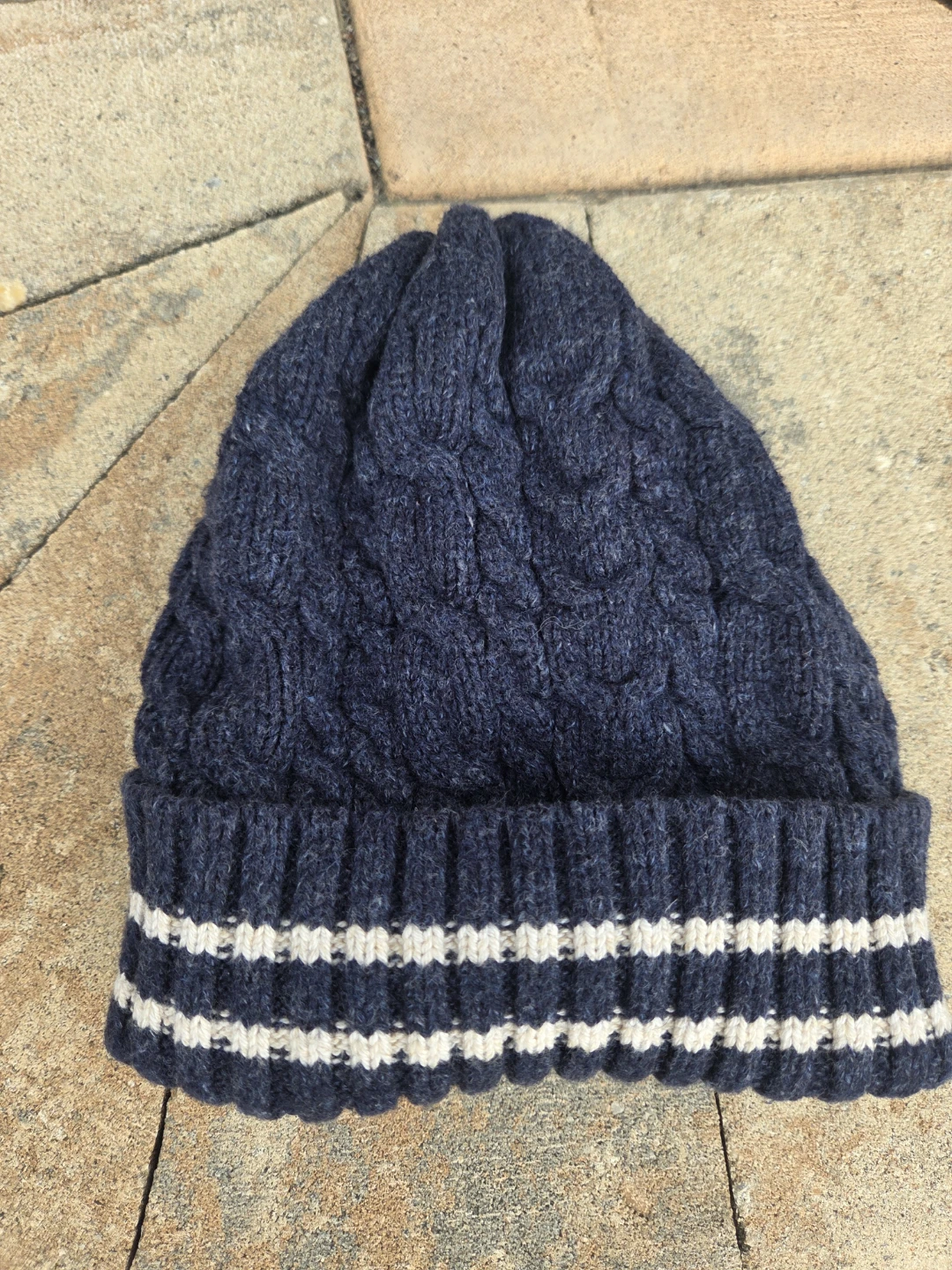 Gap Kids Blue Cable Knit Beanie L/XL
