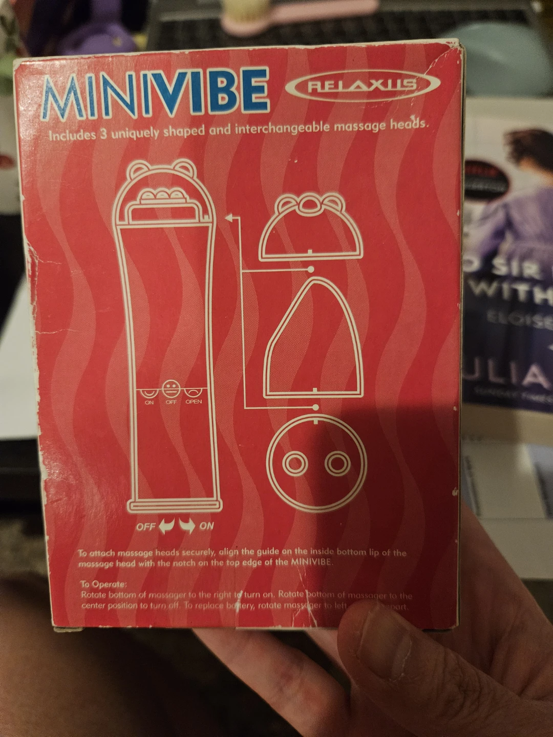 MINIVIBE Massager with 3 Heads - photo 2