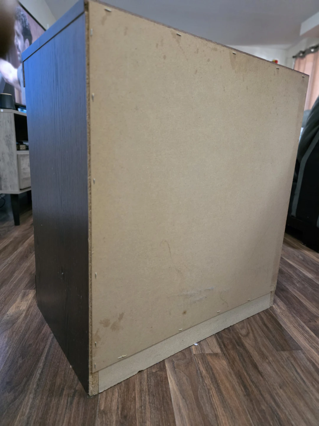 Set of Dark Brown 2-Drawer Nightstands - photo 5