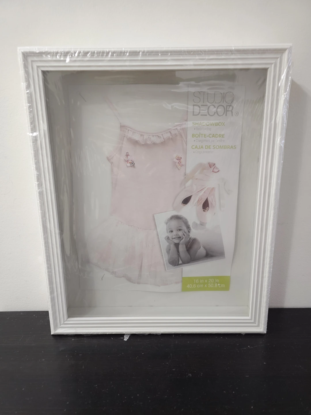 Studio Decor White Shadow Box 16x20