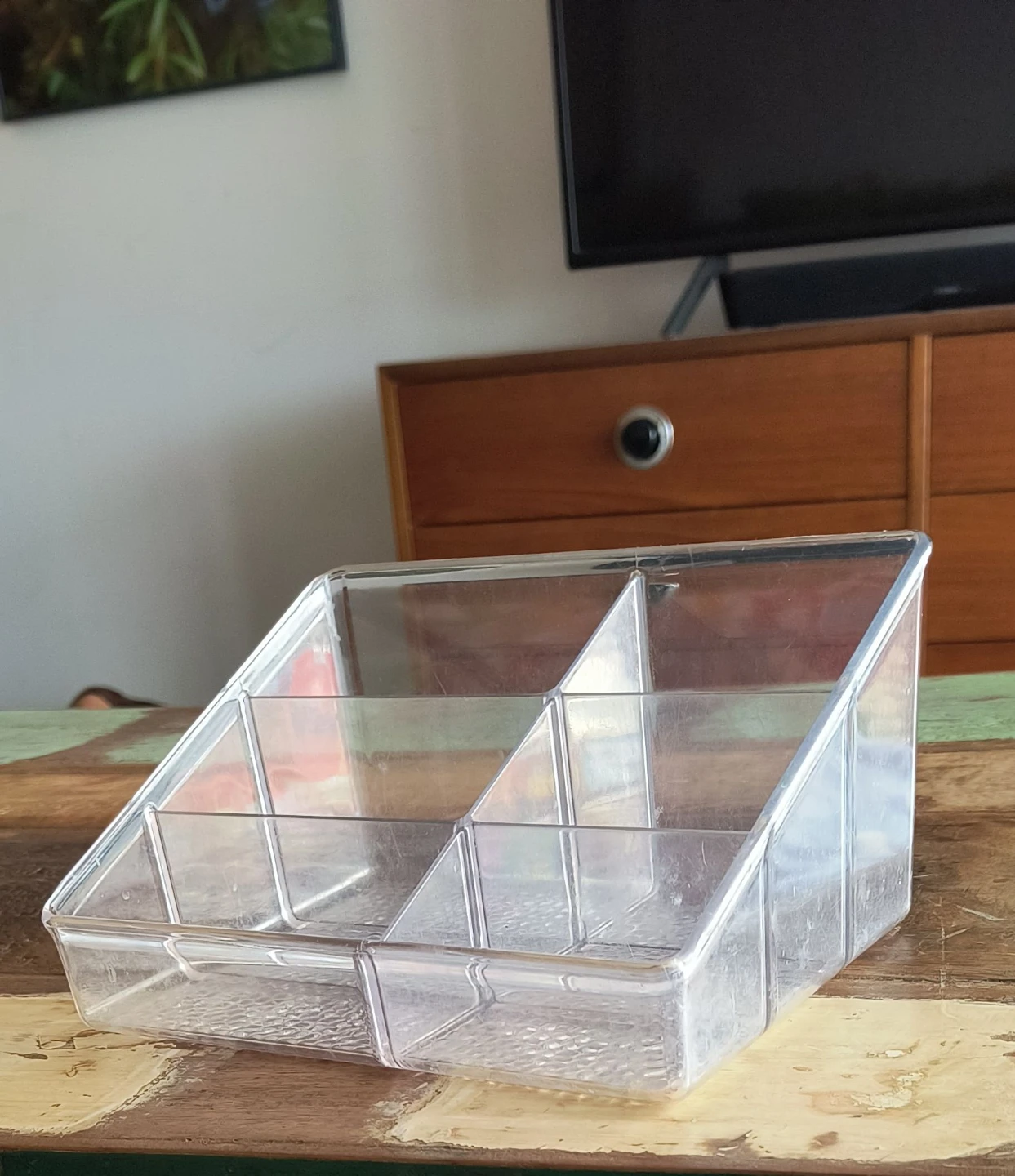 Clear Plastic Organizer with 7 Compartments - photo 3