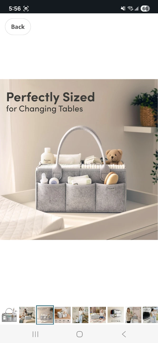 Putska Baby Essentials Diaper Caddy Organizer