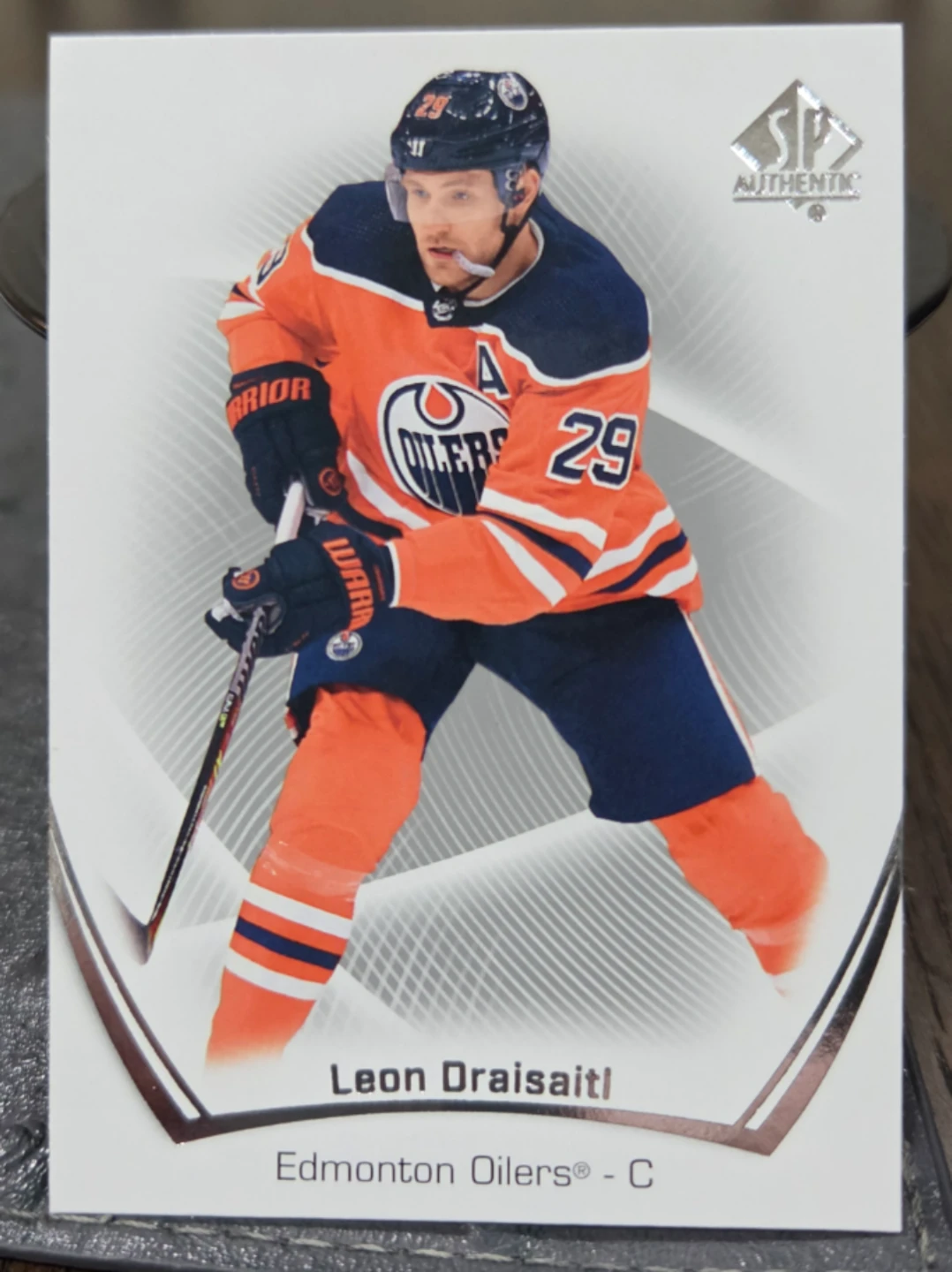 2021-22 Upper Deck SP Authentic Hockey Card Leon Draisaitl #52
