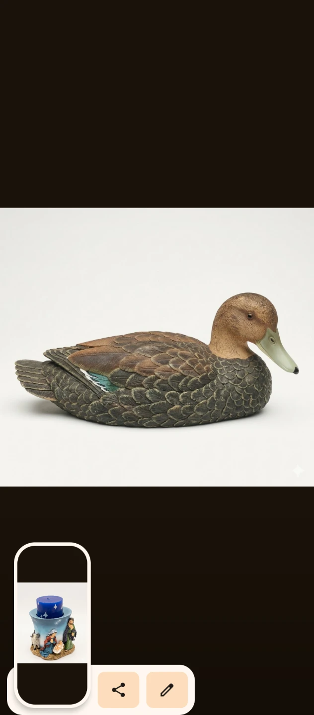 Decorative Duck Figurine