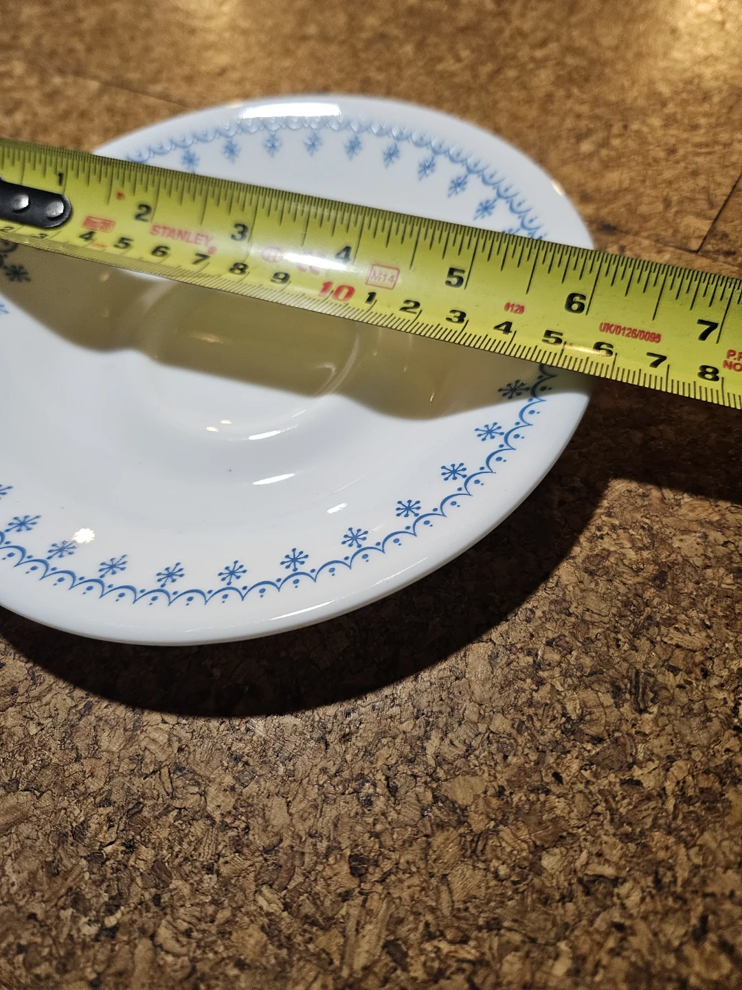 Corelle Livingware Blue Snowflake Saucer - photo 4