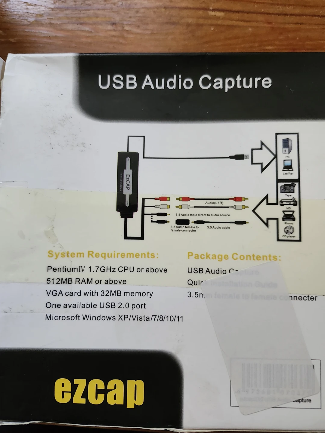 Ezcap USB Audio Capture Device - photo 2