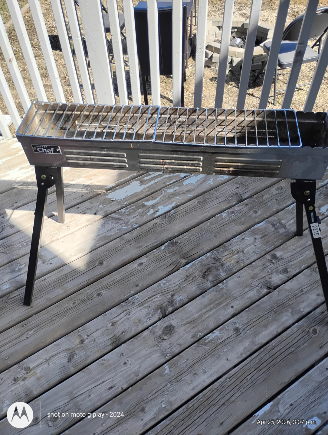 Portable BBQ Grill with Skewers