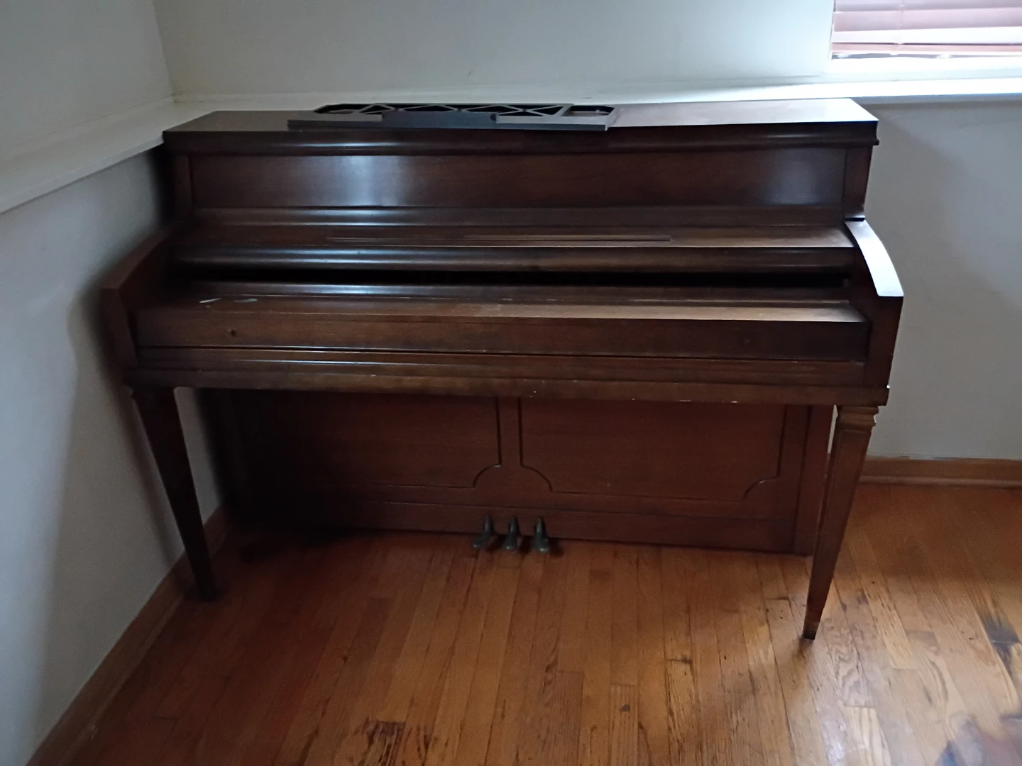 Upright Piano - Wood Finish