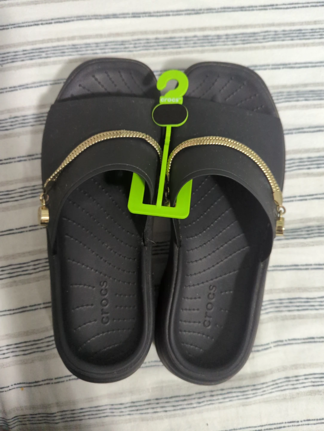 Crocs Classic Clog K Slides - black