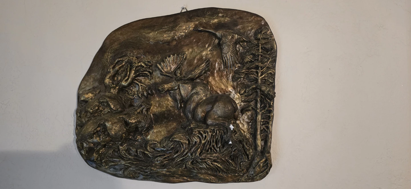 Wall hanging sculpture Art Ceramic