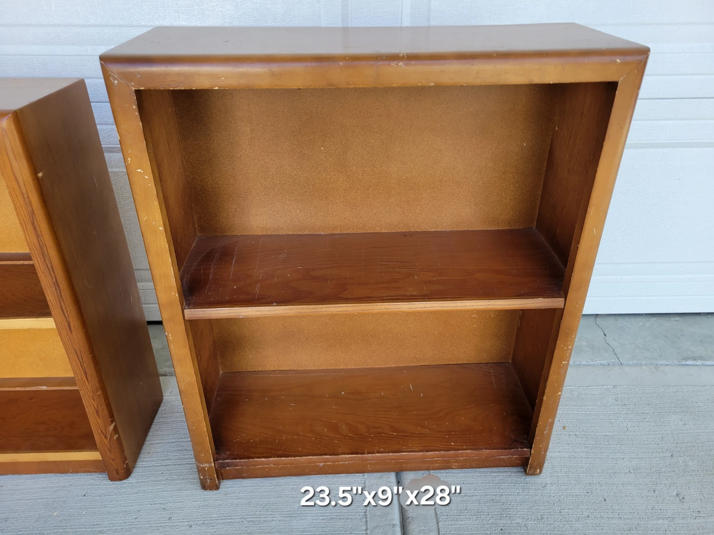 Two Wooden Bookshelves / Shelving units. - photo 5