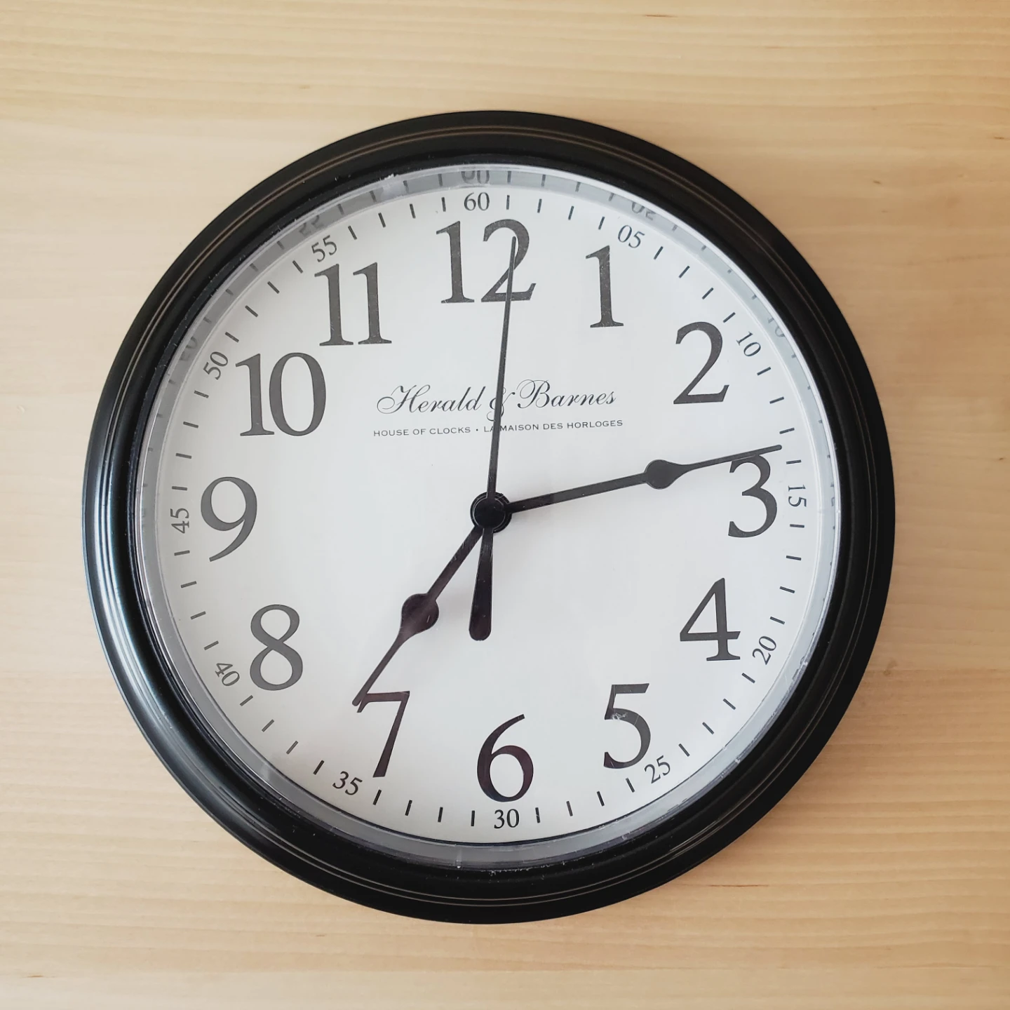 Herald & Barnes Wall Clock