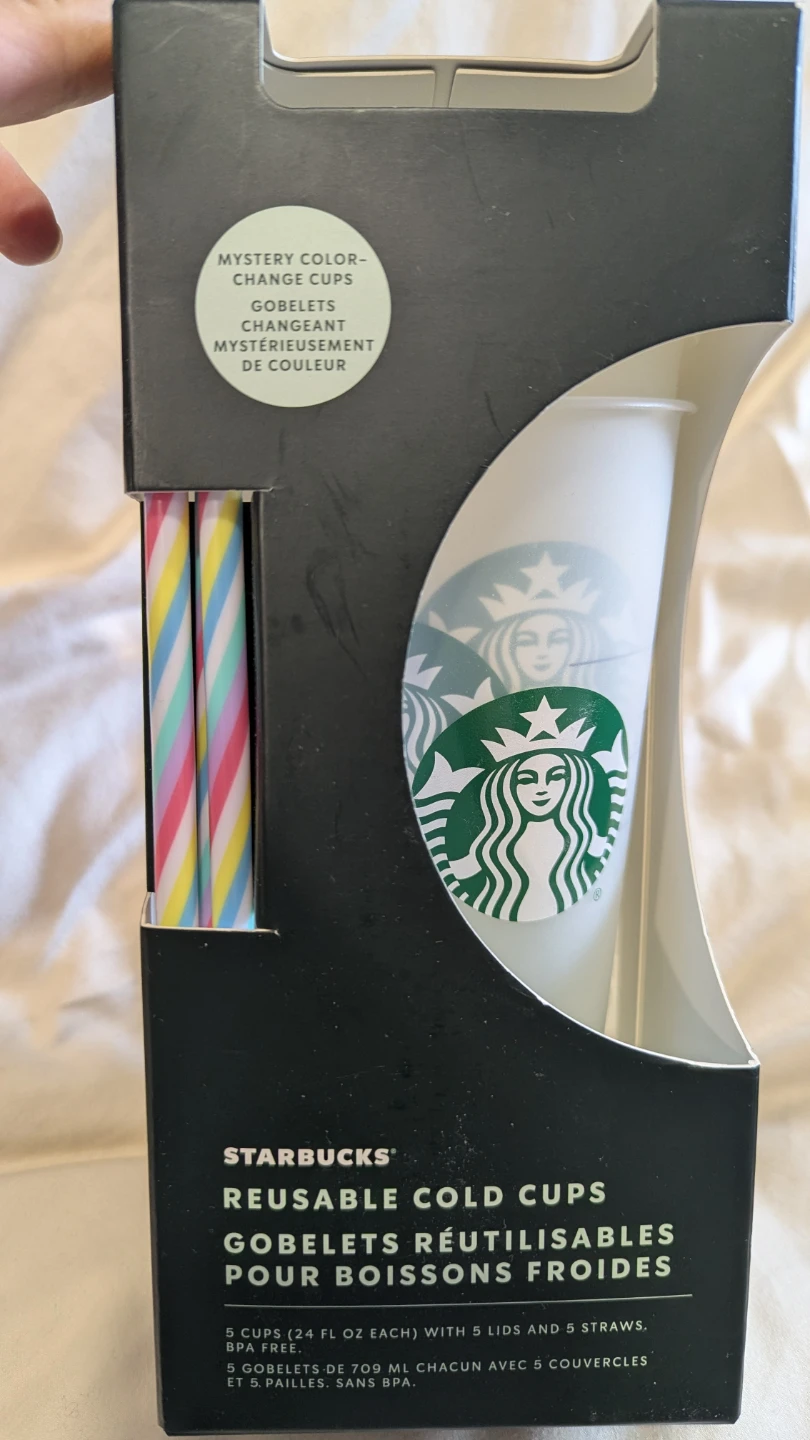 Starbucks Reusable Color-Changing Cold Cups - 5 Pack