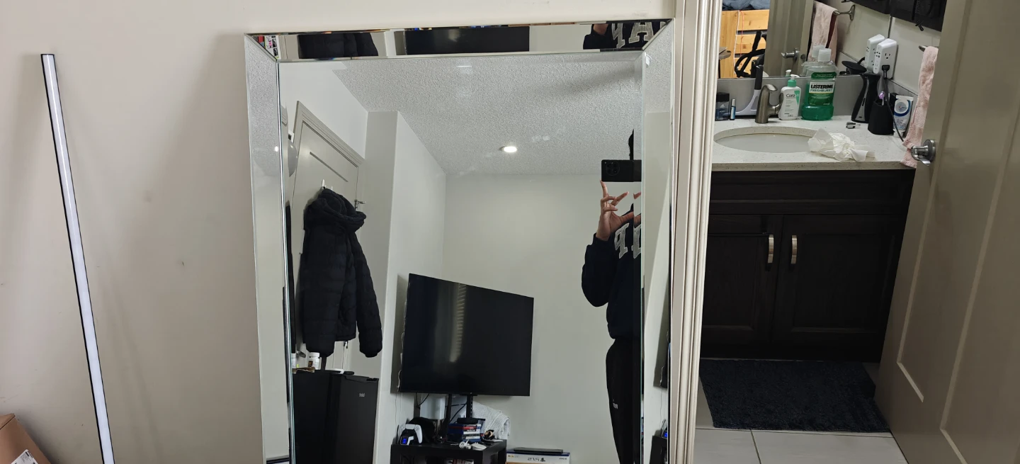 Decorative Mirror with Beveled Edges - photo 2