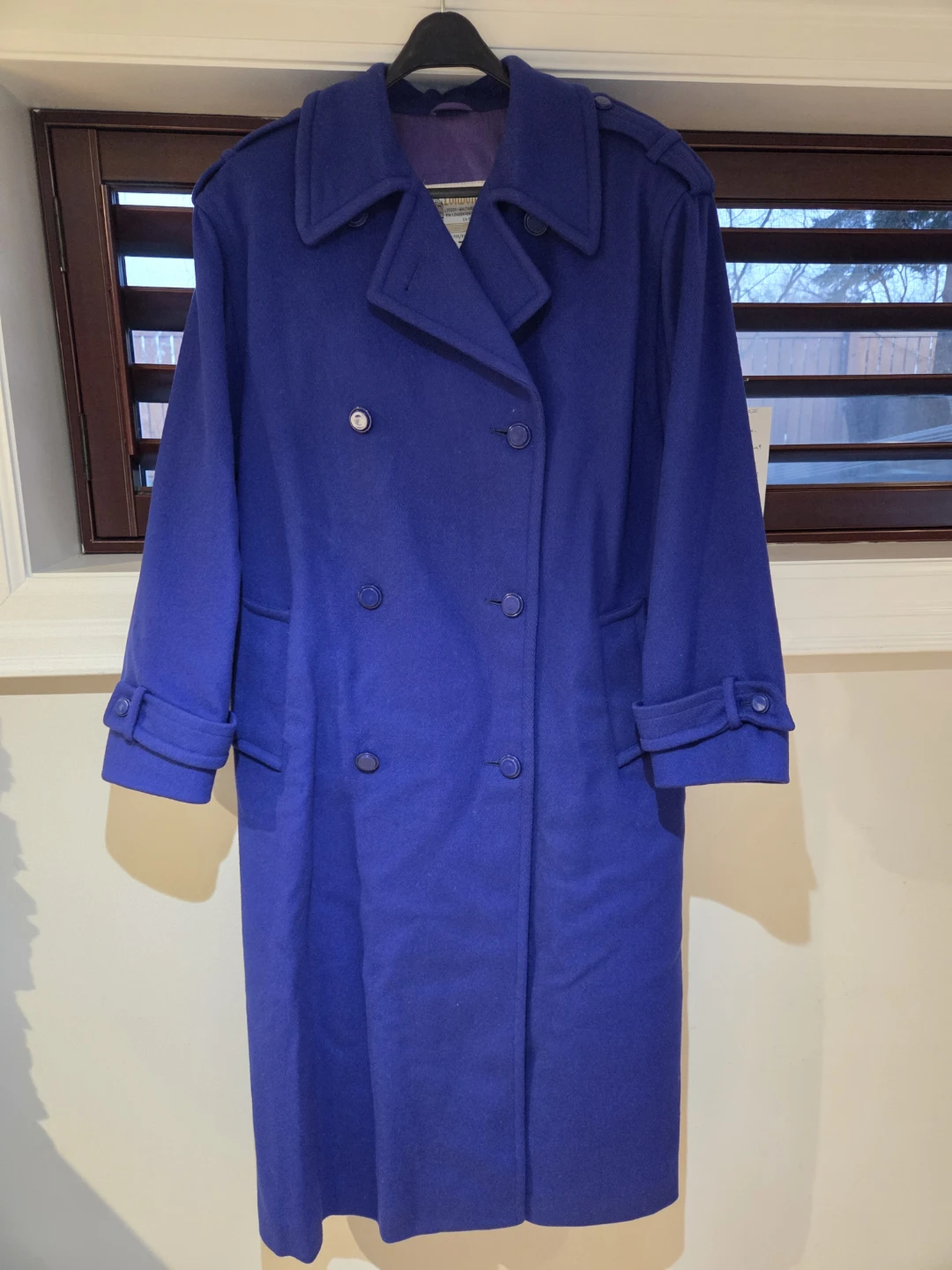 London Fog Double-Breasted Wool Coat