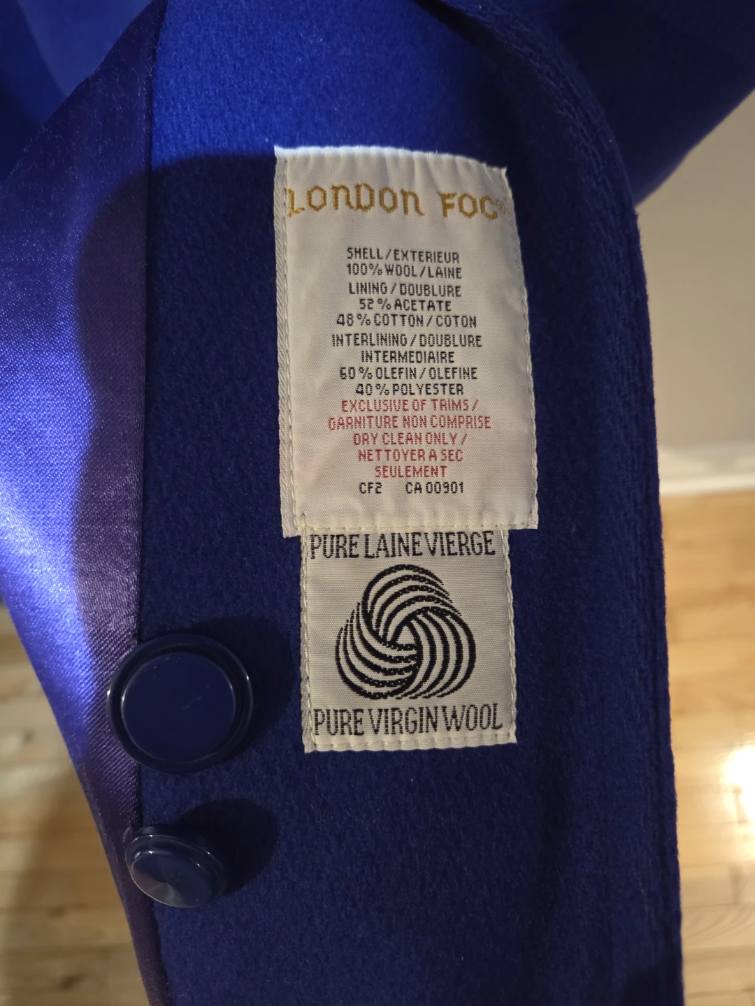 London Fog Double-Breasted Wool Coat - photo 3