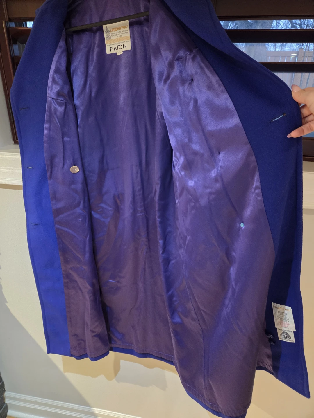London Fog Double-Breasted Wool Coat - photo 5
