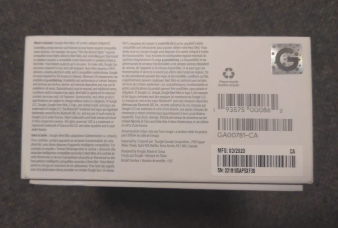 Google Nest Mini (2nd Gen) - photo 3