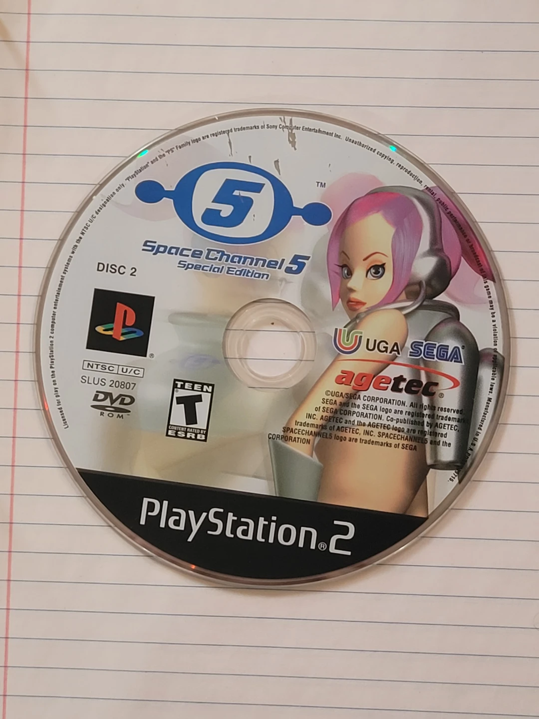 Space Channel 5 Special Edition PlayStation 2 Game - photo 4