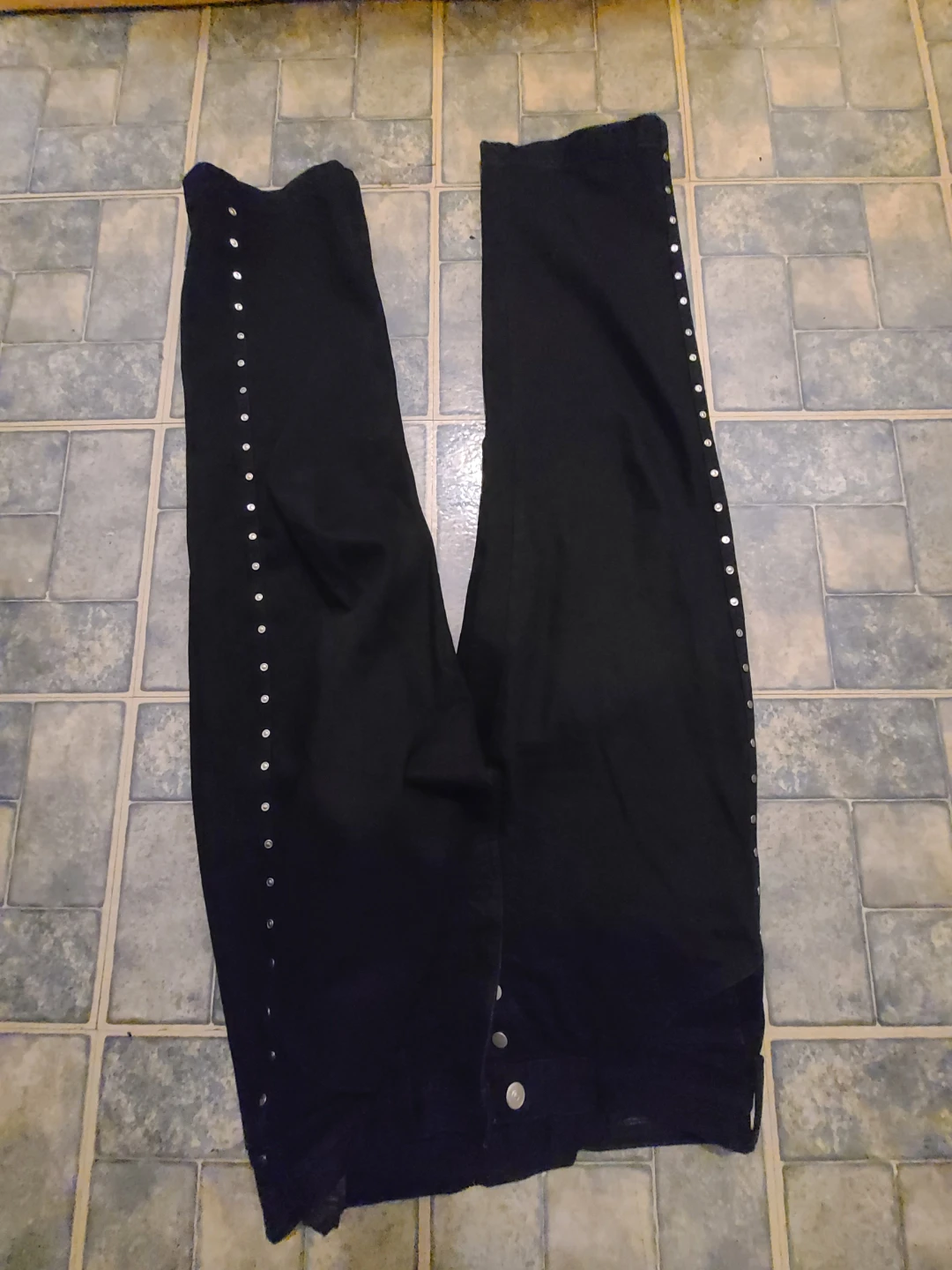 ZABA Black Pants with Stud Detailing - photo 2