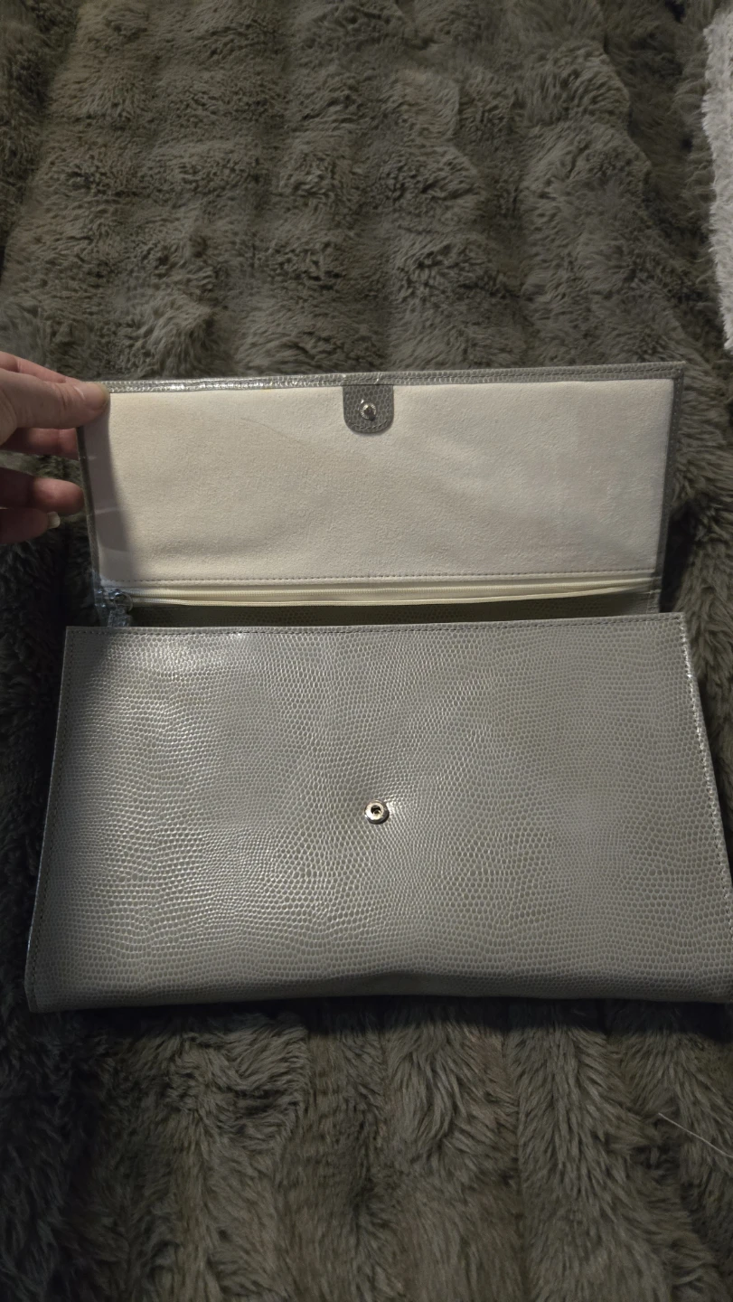 Grey Faux Leather Jewellery Travel Organizer - photo 2