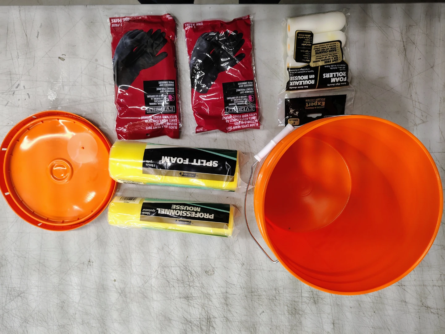 PINTAR Paint Roller Set with Bucket and Gloves - photo 2