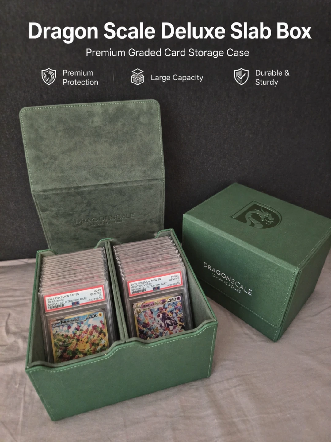 Dragon Scale Deluxe Slab Box - Green