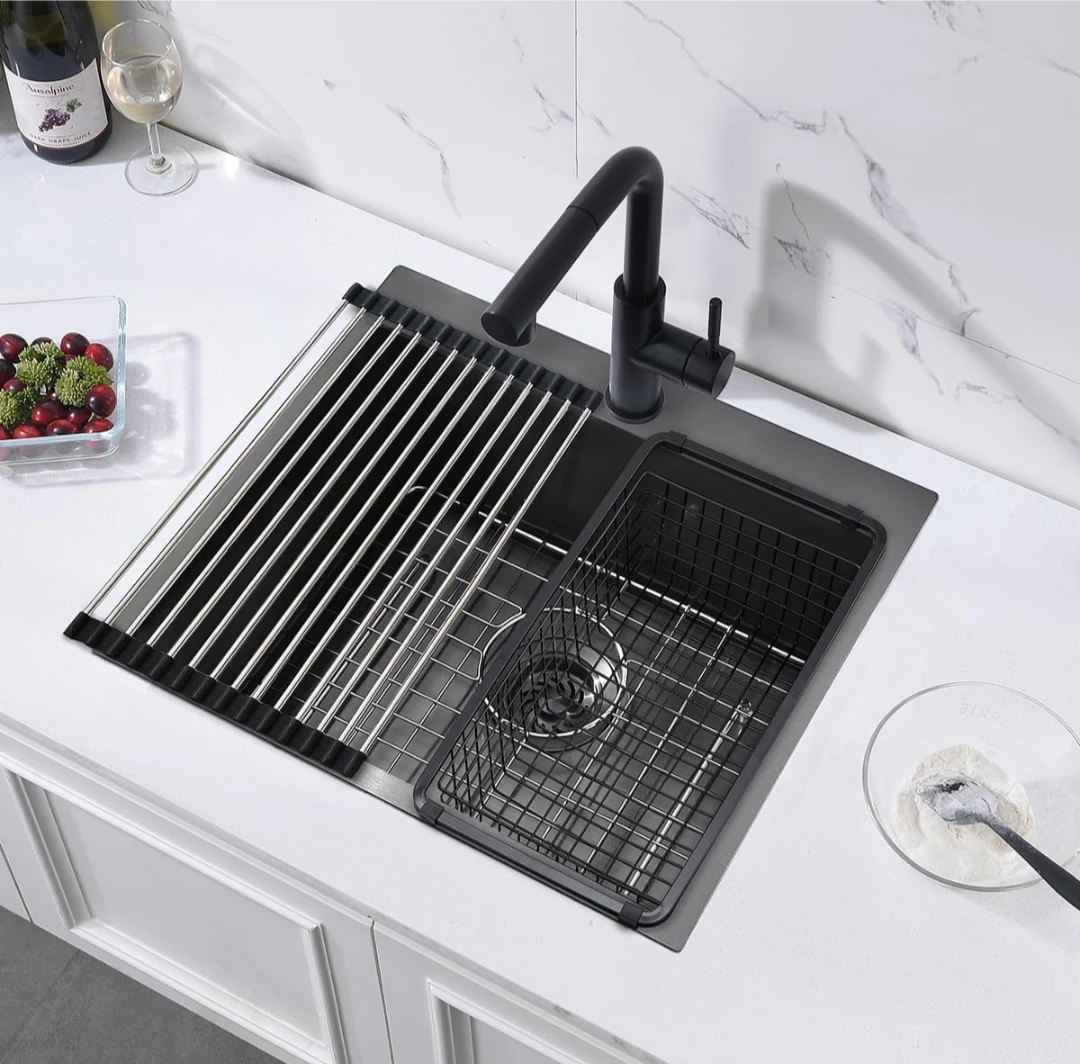 Stainless Steel Undermount Kitchen Sink with Accessories - photo 3