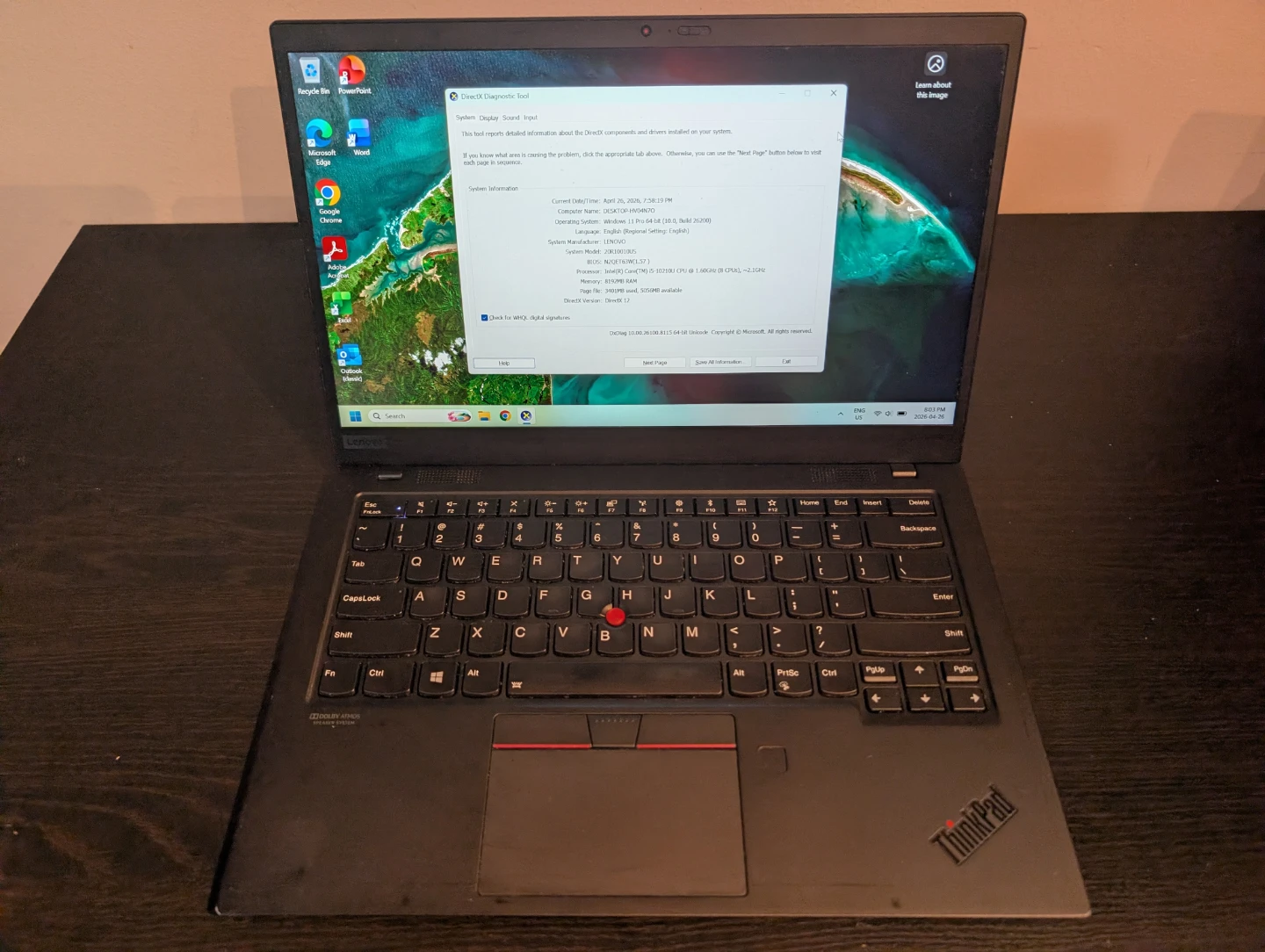Lenovo ThinkPad X1 Carbon 7th Gen Laptop