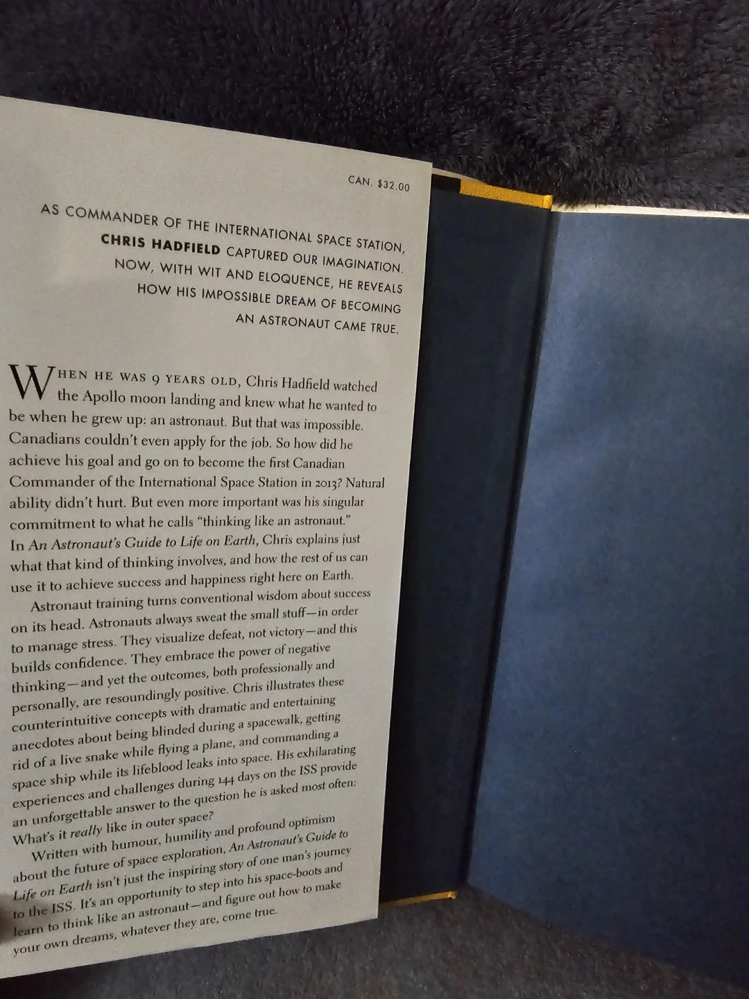 An Astronaut's Guide to Life on Earth by Chris Hadfield - photo 2