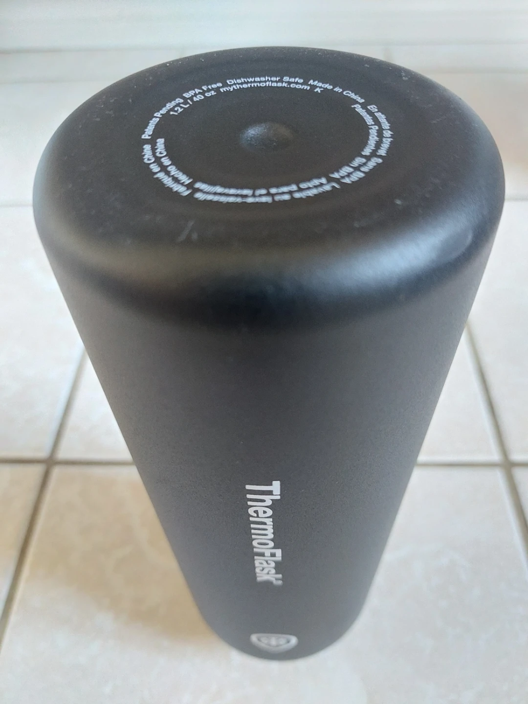 ThermoFlask Black Insulated Water Bottle - photo 4