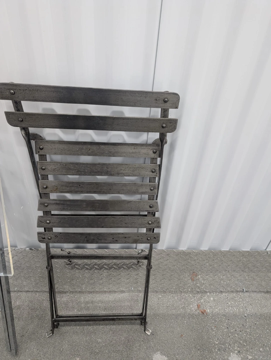 Folding Metal Bistro Chair - photo 5