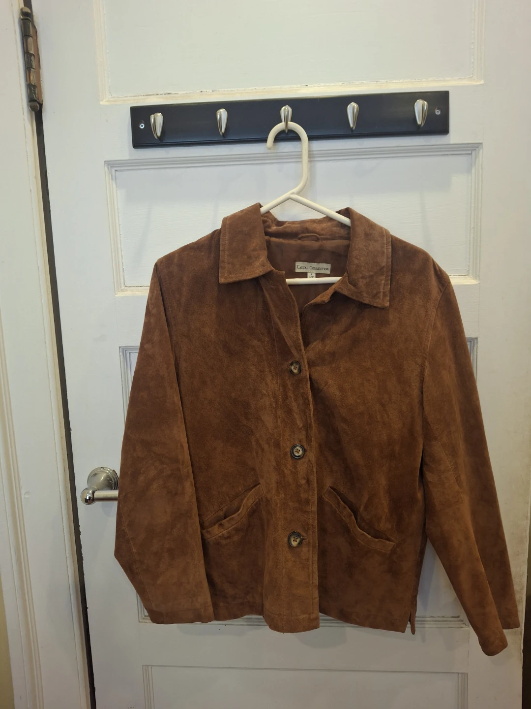 Vintage Women's Suede Jacket, Small