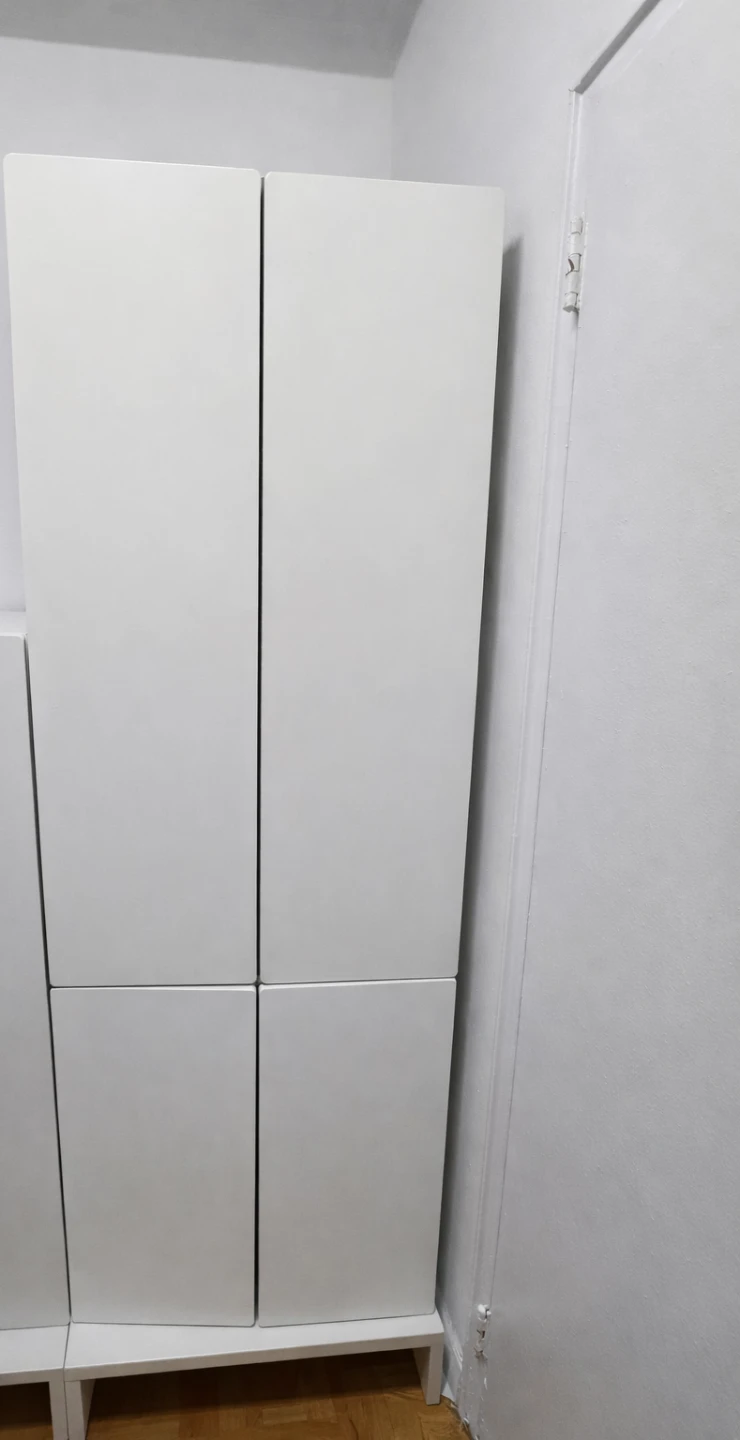 White Wardrobe / Storage Cabinet – Excellent Condition