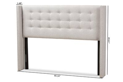 Upholstered Queen Wingback Tufted Headboard(NEW In Box) - photo 3