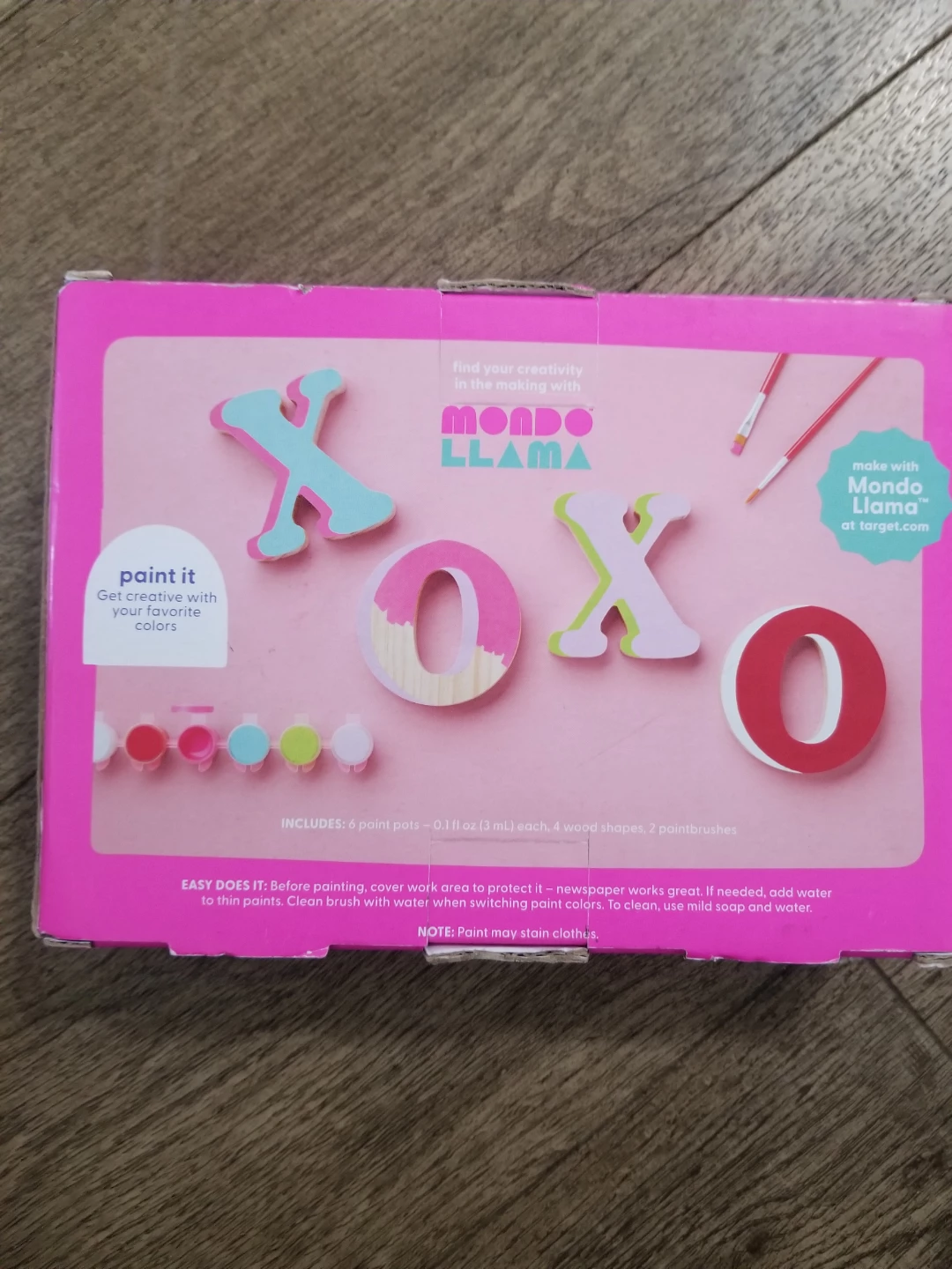 Mondo Llama Paint-Your-Own Wood Letters Kit - photo 2