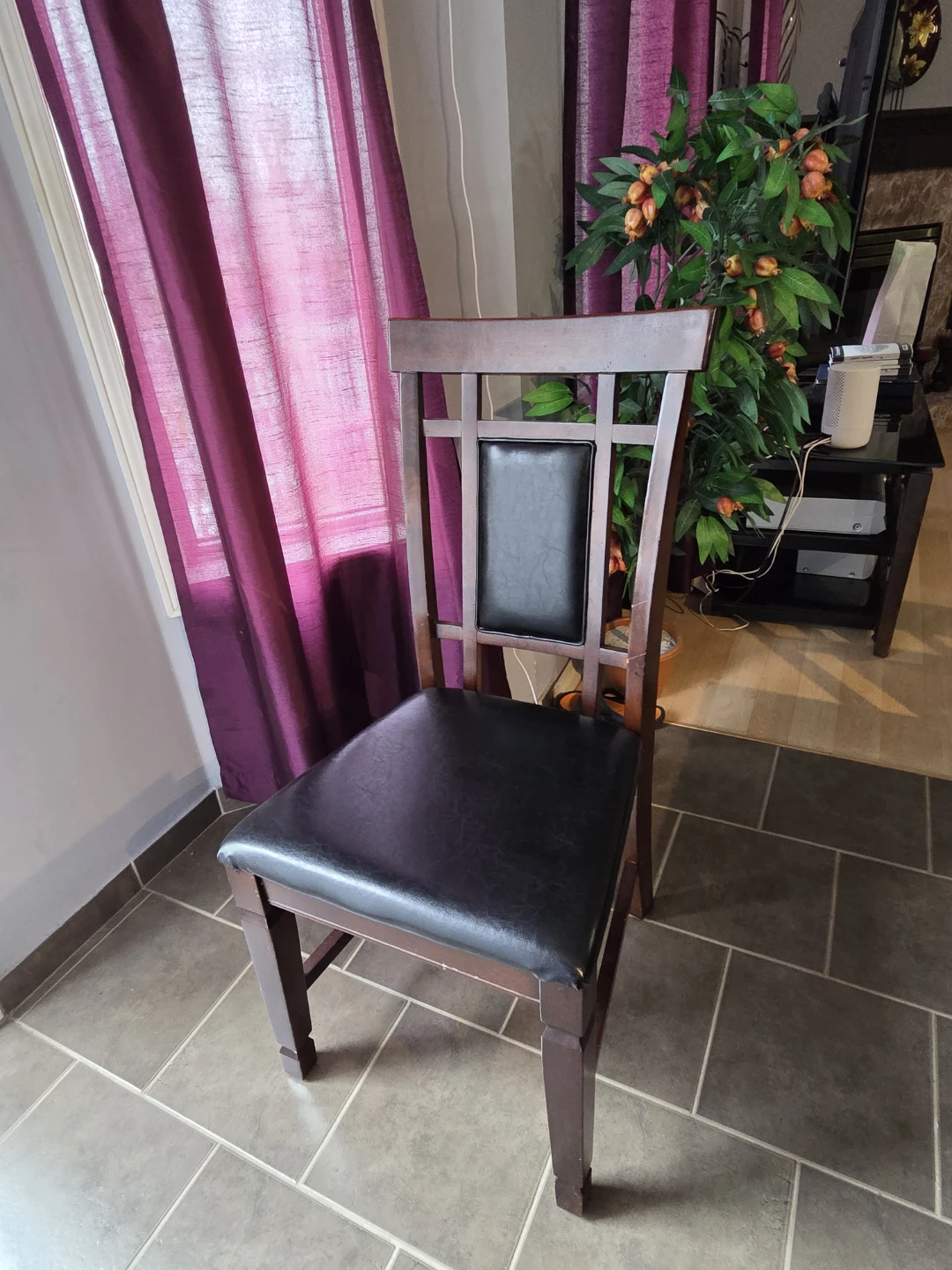 Wooden Dining Table with 8 Chairs - photo 3