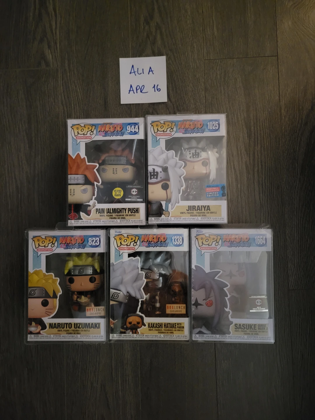 Funko Pop! Naruto Shippuden Vinyl Figures (Set of 5)